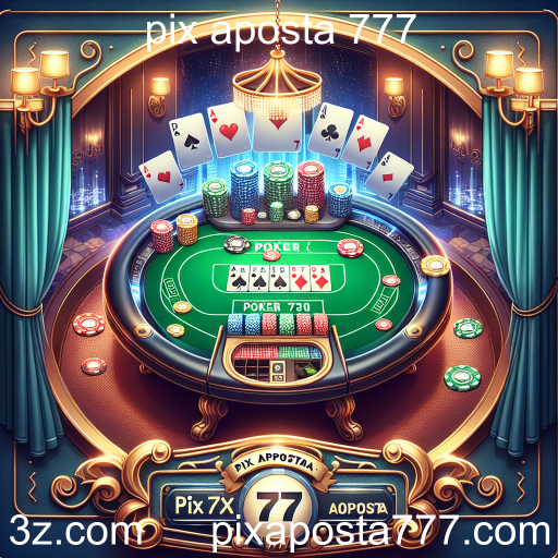 A Emoção do Poker Online no Pix Aposta 777